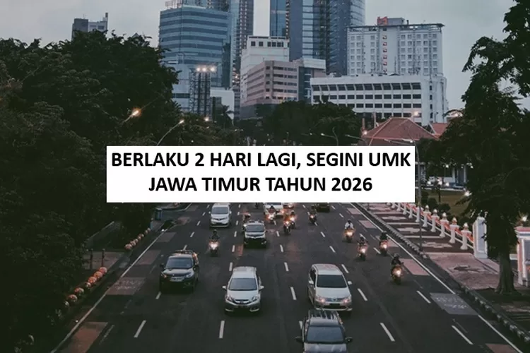 BERLAKU 2 HARI LAGI! Segini UMK 2026 untuk 38 Kabupaten/Kota di Jawa Timur