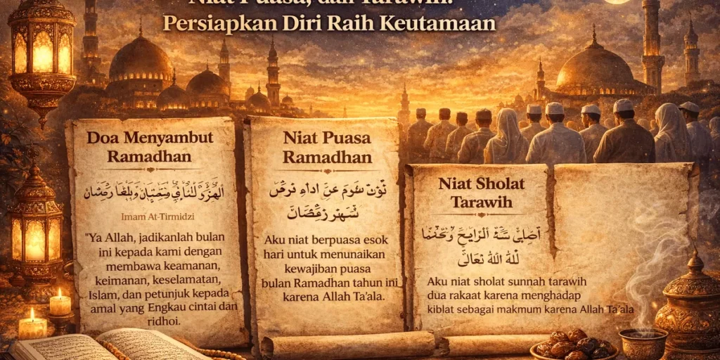 Kumpulan Doa Menyambut Ramadhan, Niat Puasa, dan Tarawih: Persiapkan Diri Raih Keberkahan