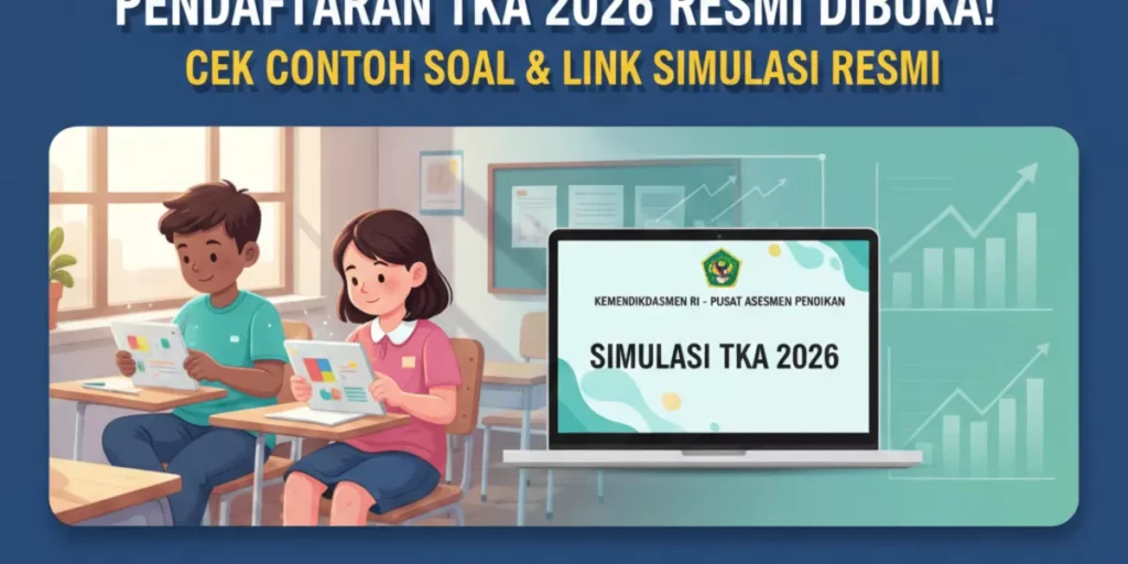 Pendaftaran TKA 2026 Resmi Dibuka! Cek Contoh Soal dan Simulasi Resminya