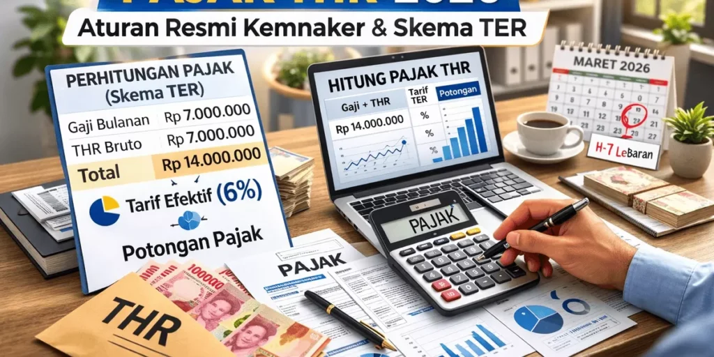 THR 2026 Tetap Kena Pajak? Simak Ketentuan Resmi Kemnaker dan Skema TER PPh 21 Terbaru